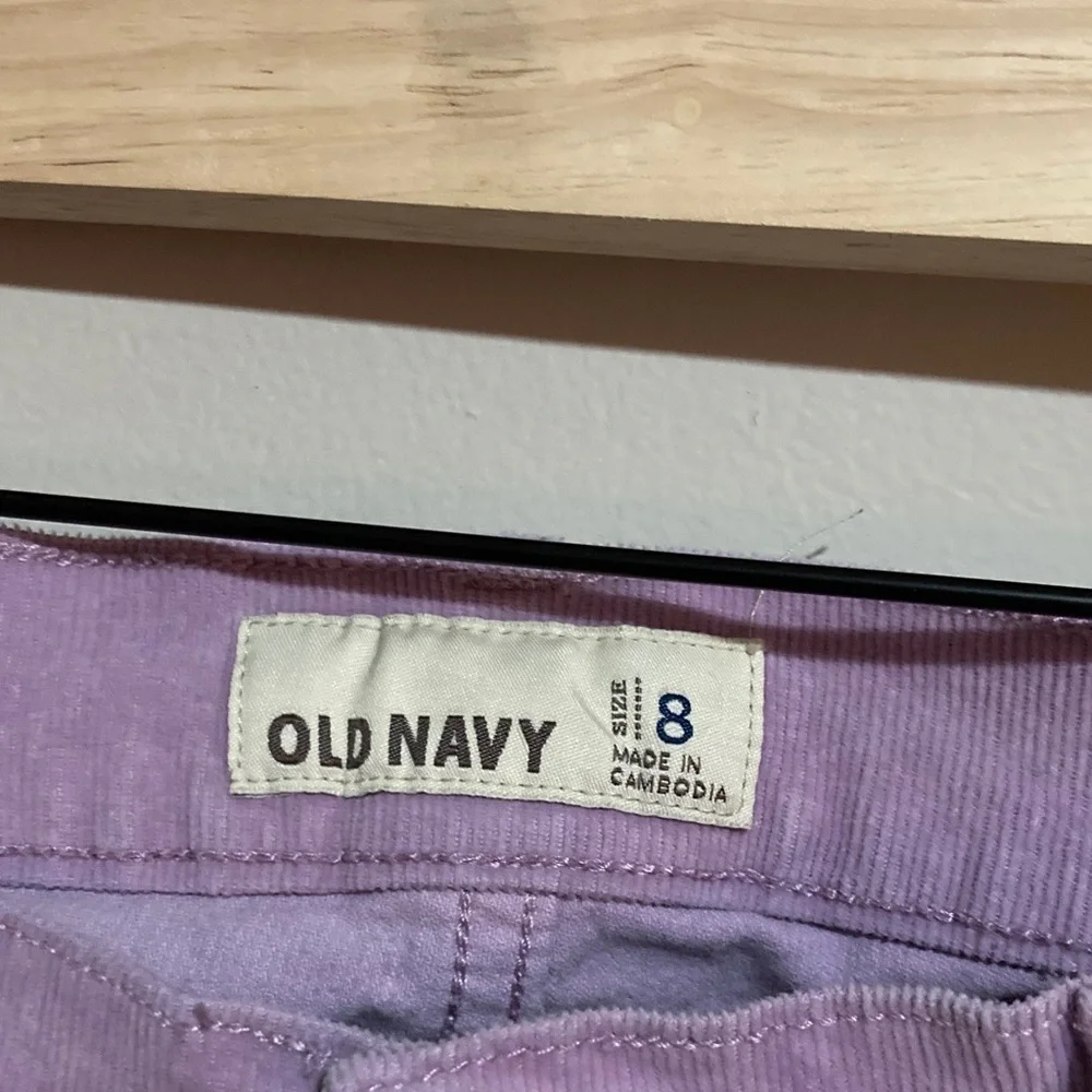 Old Navy Purple Corduroy Jeans